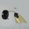 Бра SH1208/1W AB+BK бронза+черный 1х40Вт E14 d255 SHGN20