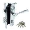 Замок врез. с руч. MARLOK 70/L76 3RB СР хром 5англ.кл. 3 риг. м/о 70мм ЗЩ (012749)