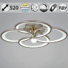 Люстра 09246-0.3-4S Champaign silver (светодиодная)