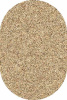Ковер COMFORT SHAGGY 2 S656 (2х3м) овал беж-чер.  (MERINOS/Россия)