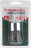 Кордщетка 207-211 HAMMER 28мм d6 тип венчик стальная из витой проволоки с хвост.