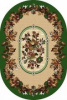 Ковер LAGUNA LISTIK-5 (2х4м) овал зелен. (MERINOS/Россия)