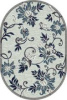 Ковер SILVER D353 (2х3,5м) овал серый (MERINOS/Россия)