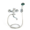 Смеситель LILY 3513 для ванны дл. изогн. излив керам картридж 35 мм хром CRYSTAL mix 562-045