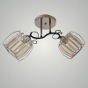 Люстра 4627/2 CR+BK хром+черный 2х40Вт E27 d460 h220 crst XLD20
