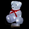 Фигура светодиодная 16LED 20х15,5х20см, акрил, "Медведь сидящий", FIG-A1329 СНОУ БУМ