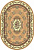 Ковер ВИКТОРИЯ В030V (0,8х1,5м) овал 30 (KALINKA/Россия)