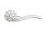 Комплект ручек S-Locked A-540 White/CP белый/хром (20шт)