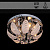 Люстра Y0811/400 хром 4х40Вт E14 LED-WT ПДУ d400 QH17
