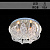 Люстра 5844/400 CR хром 4х40Вт E14 LED RGB ПДУ d400 SDA19