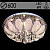 Люстра 55651/600 CR хром 8х40Вт E14 LED-WT ПДУ d600 h270