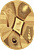 Ковер GOLD 103 (1,8х2,5м) овал 12 (KARAT/Украина)