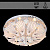 Люстра Y0930/500 хром 6х40Вт E14 LED-WT ПДУ d500 QH19