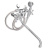Смеситель д/я ванны Quartz 9893 (HB31) дл. излив керам. кран-буксы 3/8" хром (566-106) Смеситель д/я ванны Quartz 9893 (HB31) дл. излив керам. кран-буксы 3/8" хром (566-106)