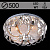 Люстра 5609/500 CR хром 5х40Вт E14 LED-WT ПДУ d500 SDA19