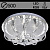 Люстра 5966/500 CR хром 5х40Вт E14 LED RGB ПДУ d500 SDA20