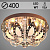 Люстра 5743/400 CR хром 4х40Вт E14 LED WT ПДУ d400 SDA19