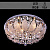 Люстра 5679/600 хром 6*40Вт E14 LED RGB ПДУ d600 SDA19
