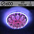 Люстра 70222/600 хром 8х40Вт E27 LED-WT+RGB ПДУ d600 LNGSH19