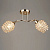 Люстра N4005/2 FGD золото 2x60Вт E27 d500 M230 erst QH20