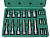 Набор головок (18пр.): 1/2"+1/4" (биты, М6-М14/SL4-SL6.5) SATA (S09051)