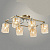 Люстра 64380/6 AB+CH бронза+хром 6х60Вт E27 d620 h265