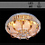 Люстра 5815/500 золото 5х40Вт Е14 LED-WT ПДУ d500 SDA18