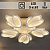 Люстра Y1127/5 WT LED 5x14Вт 3000K-6500K d680 ПДУ+диммер (светодиодная)