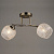 Люстра N3848/2 AB бронза 2х40Вт Е27 d450 h230 QH20