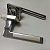 Комплект ручек S-Locked 120-В SN/CP сатин/хром (квадрат) (30шт)