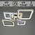 Люстра YH038/2+2 CR+WT хром+белый LED 2x11Вт+2x16Вт+15Вт 3000-6500K d535 h100 ПДУ+диммер QH20