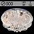 Люстра 5673/500 CR хром 5х40Вт E14 LED-WT ПДУ d500 SDA19