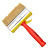 Ракля 30х120мм пластм. натур. щет. HEADMAN (682-050)