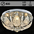 Люстра 3319/400 CR хром 4х60Вт E27 LED RBP ПДУ d400 SSH20