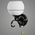 Бра XA1031/1W BK черный 1х60Вт E27 HN19