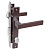 Замок врез. с руч. СТАНДАРТ ЗВ8520.02.8017 корич. 5перф.кл./верт. для узкопр. дверей ЗЩ (20шт)