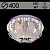 Люстра 5962/400 CR хром 4х40Вт E14 LED WT ПДУ d400 SDA19