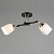 Люстра N5276/2 COFFEE+FGD кофе+золото 2х60Вт E27 d540 h230 QH22