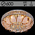 Люстра 5815/600 золото 8х40Вт Е14 LED-WT ПДУ d600 SDA18