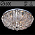 Люстра 5637/600 CR хром 8х40Вт E14 LED-WT ПДУ d600 SDA18